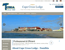 Tablet Screenshot of capecrosslodge.com